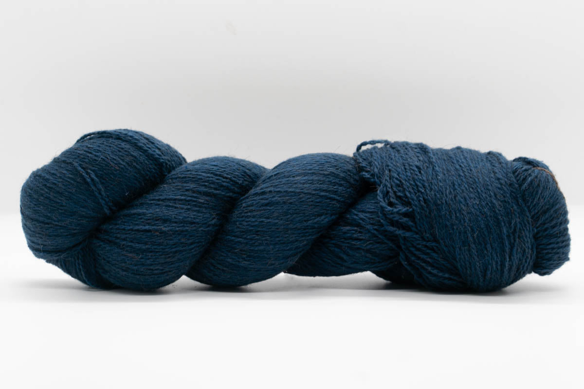 Baby Camel Wool Yarn - Dark Harbor Blue - Lace-Yarn Skein-ULA+LIA