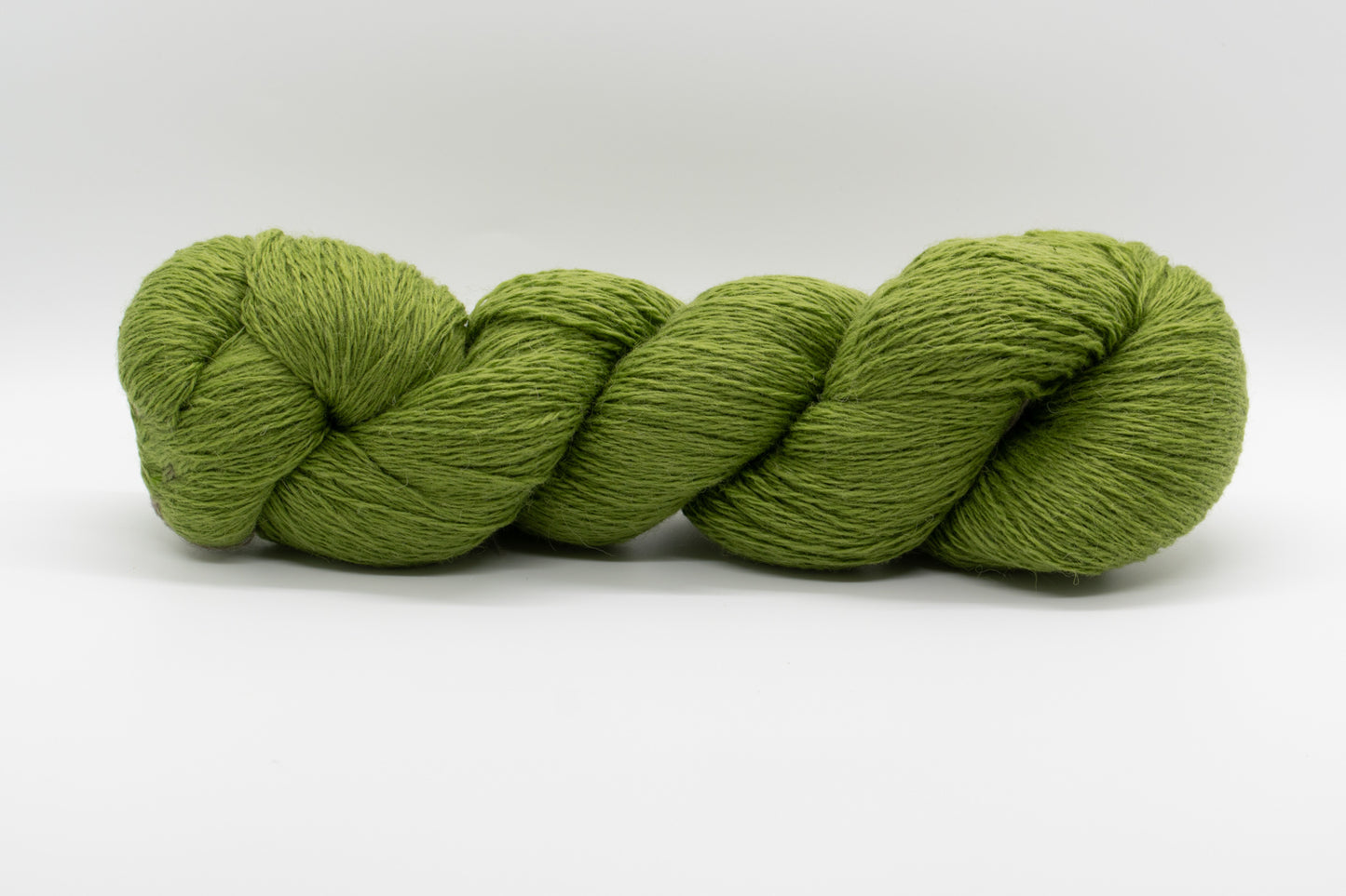 Baby Camel Wool Yarn - Moss Green - Lace-Yarn Skein-ULA+LIA