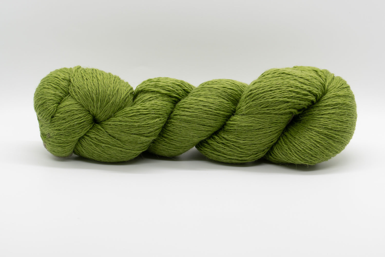 Baby Camel Wool Yarn - Moss Green - Lace-Yarn Skein-ULA+LIA