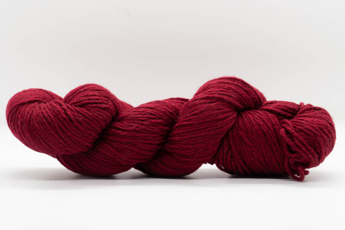 Baby Camel Wool Yarn - Raspberry Red - DK-Yarn Skein-ULA+LIA