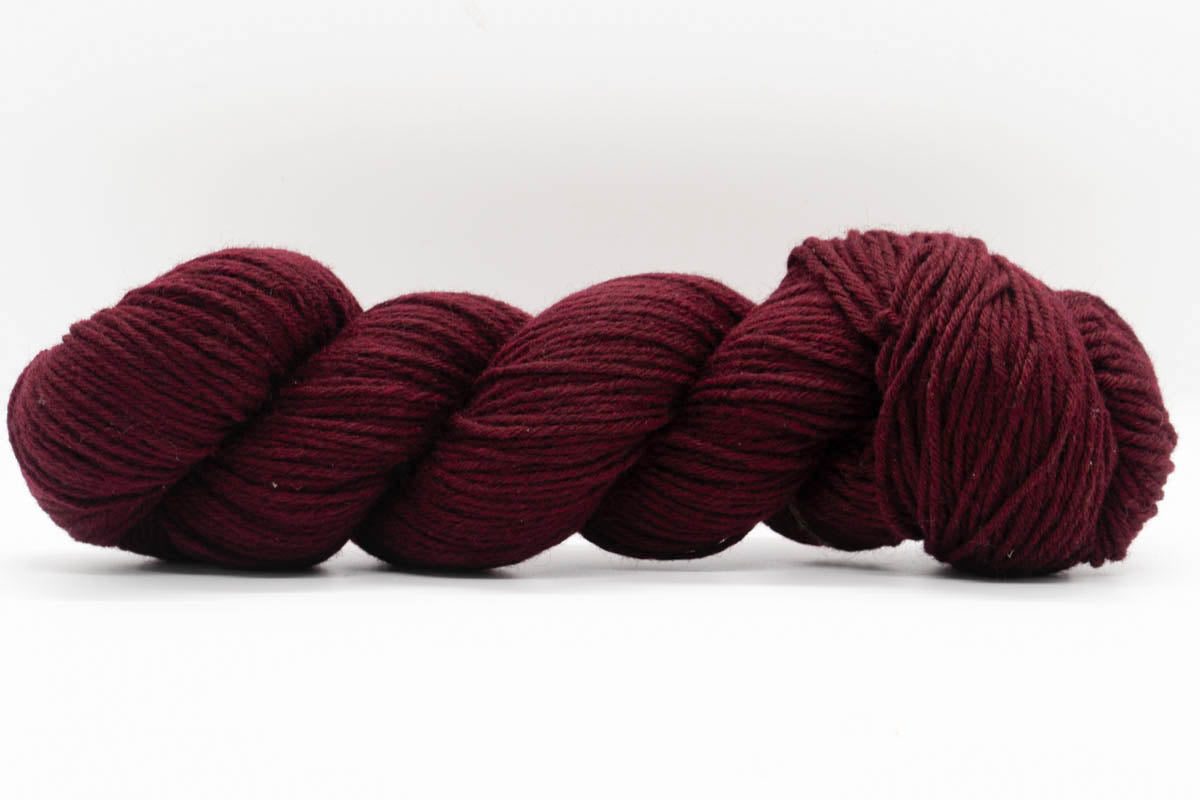 Baby Yak Wool Yarn - Antique Ruby Red - DK-Yarn Skein-ULA+LIA