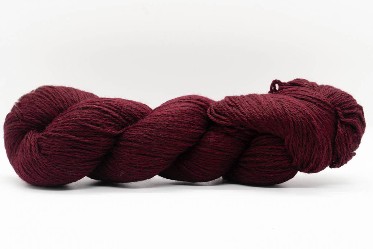 Baby Yak Wool Yarn - Antique Ruby Red - Fingering-Yarn Skein-ULA+LIA