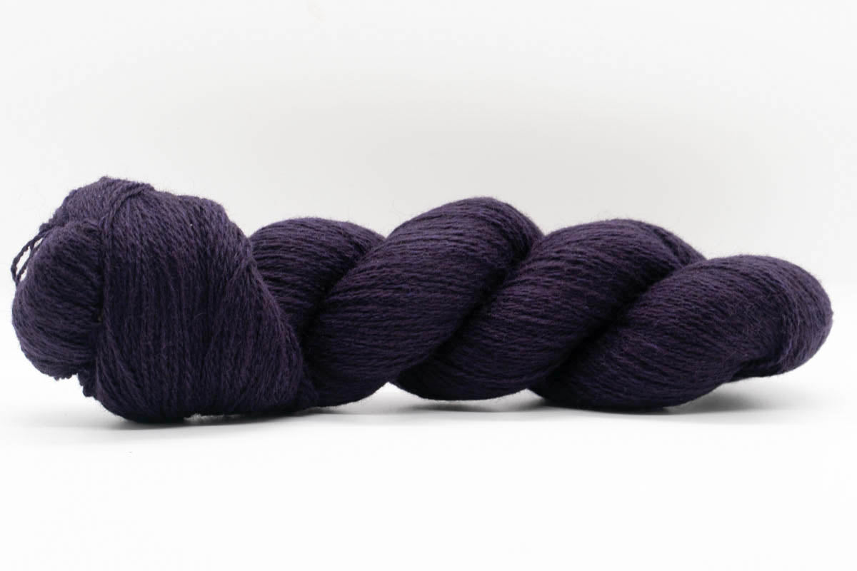 Baby Yak Wool Yarn - Mulberry Purple - Fingering-Yarn Skein-ULA+LIA