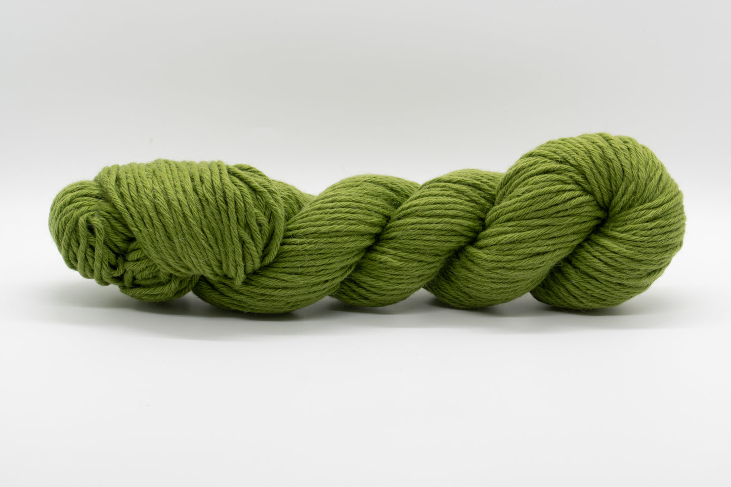 Baby Camel Wool Yarn - Moss Green - Bulky