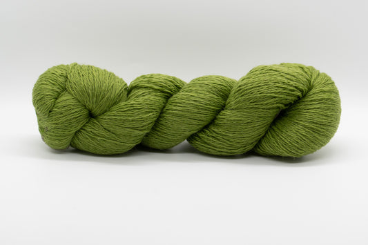 Baby Camel Wool Yarn - Moss Green - Lace