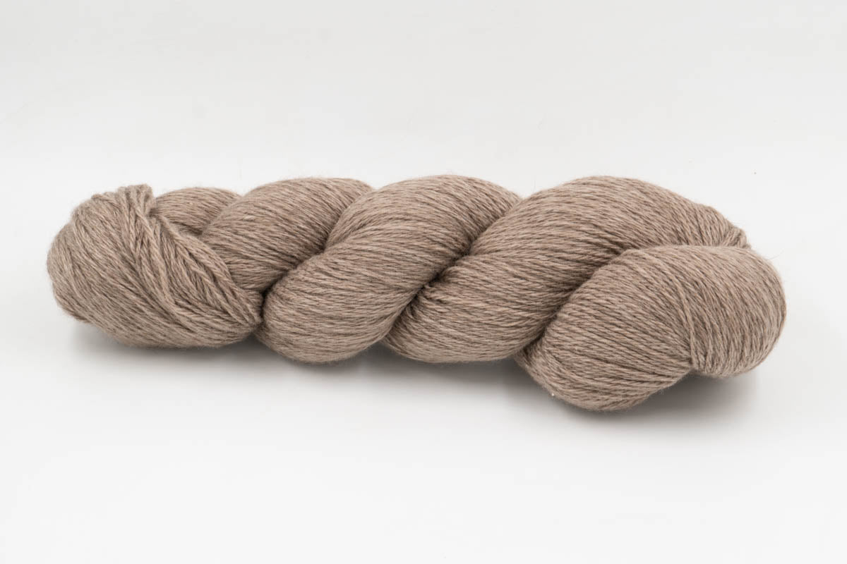 Cashmere Yarn - Undyed Warm Gray - Lace-Yarn Skein-ULA+LIA