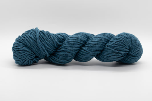 Sheep Wool/Cashmere Blend Yarn - Aegean Sea Blue - Bulky