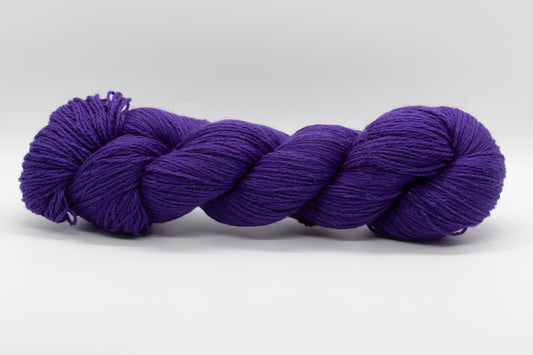 Sheep Wool/Cashmere Blend Yarn - Amethyste Purple - Fingering