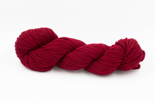 Cashmere Yarn - Crimson Red - Bulky-Yarn Skein-ULA+LIA