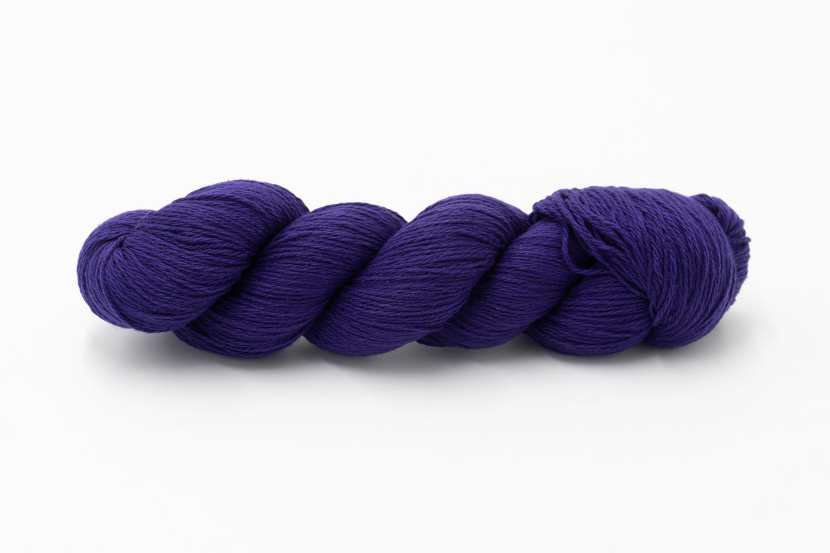 Cashmere Yarn - Undyed Marled Cream/Violet - DK-Yarn Skein-ULA+LIA