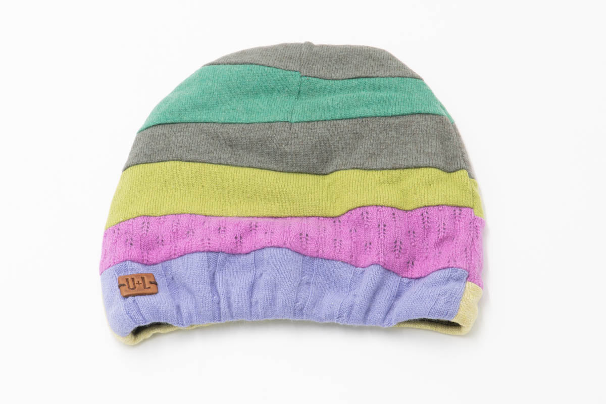 Upcycled Cashmere Hat h25-Hat-ULA+LIA