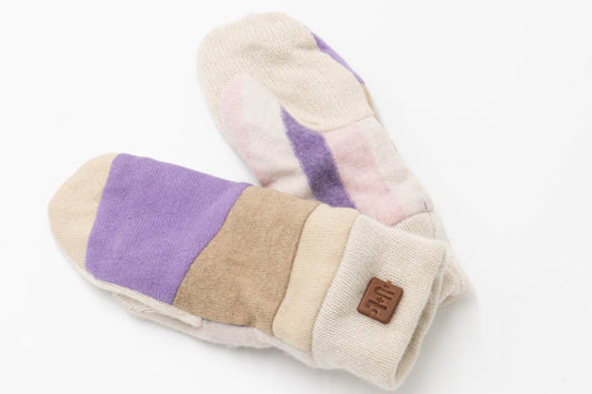 Classic Upcycled Cashmere Mittens m70